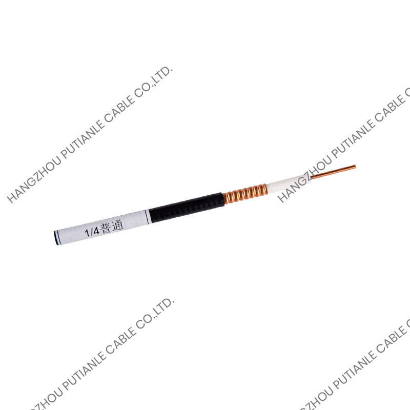 1/4 "annularis corrugated aeris tubi L ohm coaxial funem