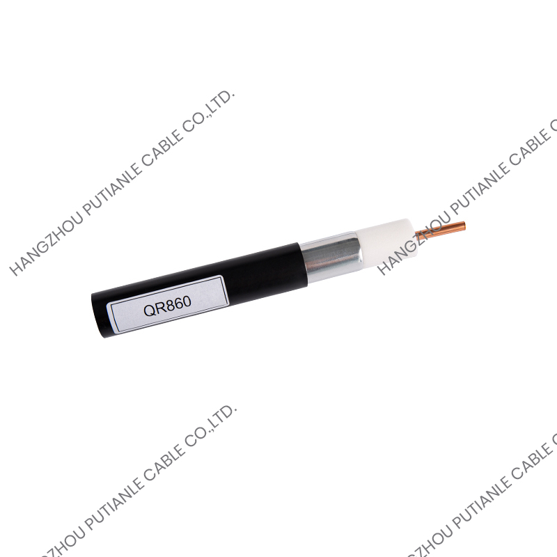 QR860 High flexibilitate LXXV Ohm Aluminium Tube Cable