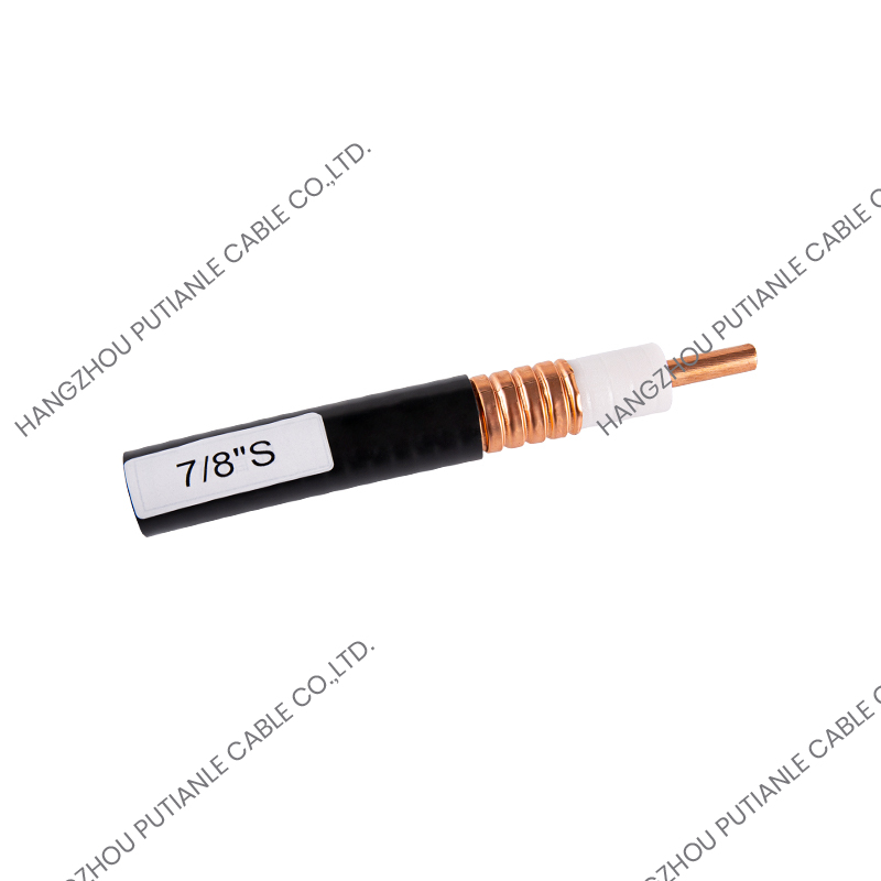 7/8 "Super flexibile annularis corrugated aeris tubo L ohm coaxial funem